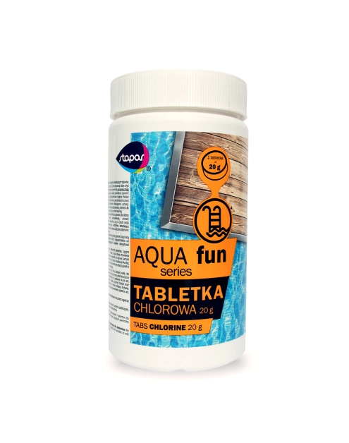 Zdjęcie: Chlor do basenu Aqua Fun Big Chlorine tabletki 50x20g MIRPOL