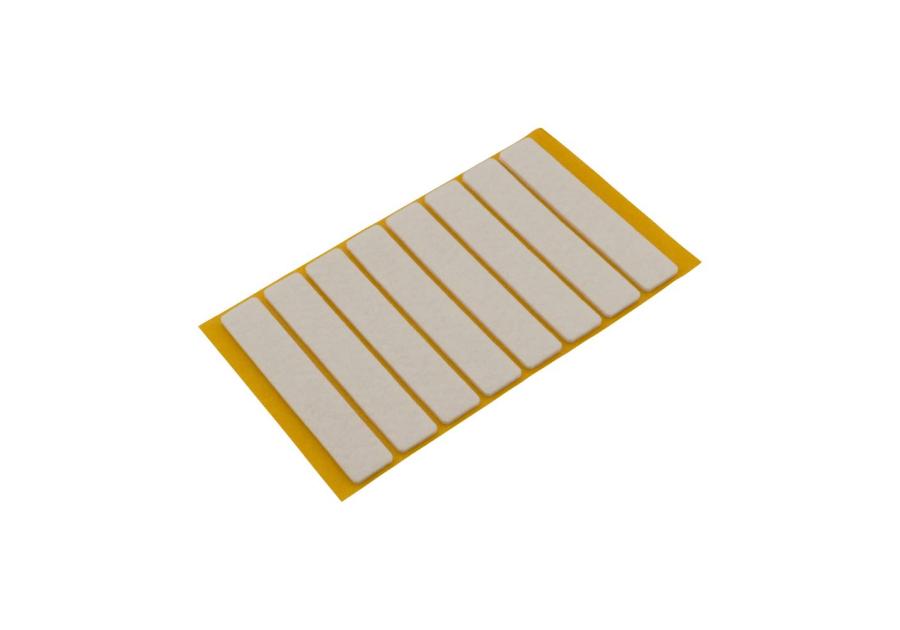 Zdjęcie: Podkładki filcowe samoprzylepne białe 16x92 mm METRO