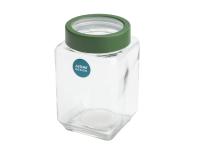 Zdjęcie: Pojemnik kwadratowy z zieloną pokrywką 700 ml ALTOM DESIGN