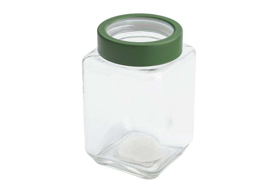 Zdjęcie: Pojemnik kwadratowy z zieloną pokrywką 700 ml ALTOM DESIGN