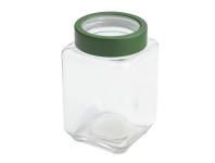 Zdjęcie: Pojemnik kwadratowy z zieloną pokrywką 700 ml ALTOM DESIGN