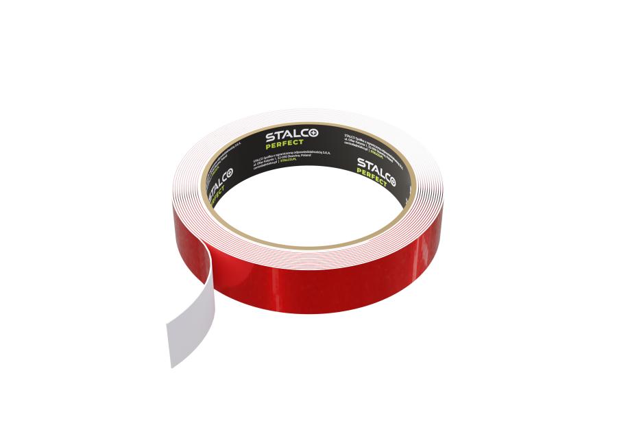 Zdjęcie: Taśma montażowa dwustronna, piankowa 19 mm x 5 m STALCO PERFECT
