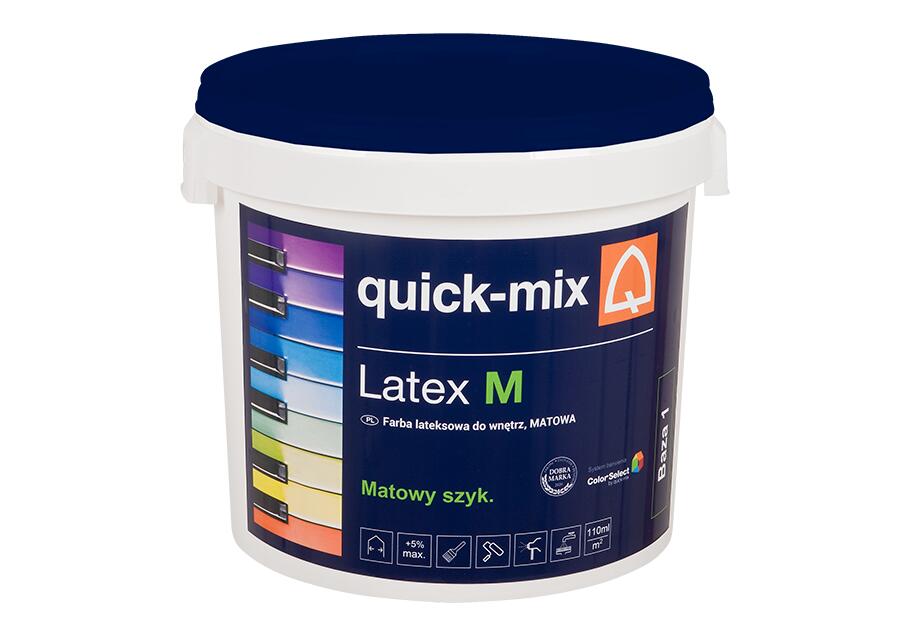 Zdjęcie: Farba do wnętrz Latex M lateksowa matowa 10 L QUICK-MIX