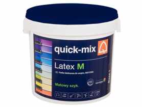 Farba do wnętrz Latex M lateksowa matowa 10 L QUICK-MIX