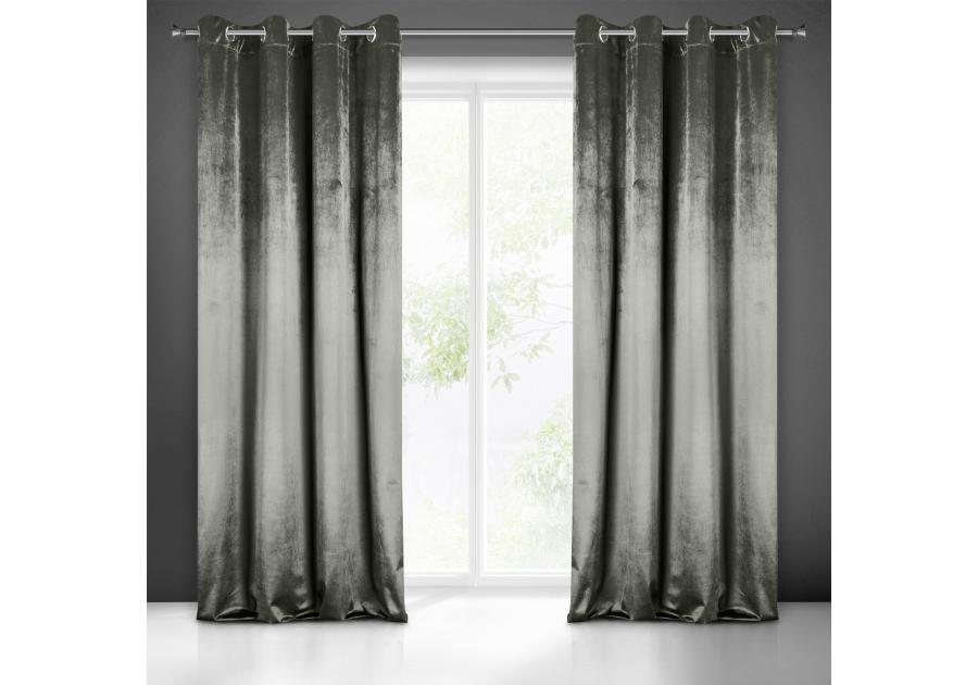 Zdjęcie: Zasłona gotowa Sarah 140x250 cm szary EUROFIRANY