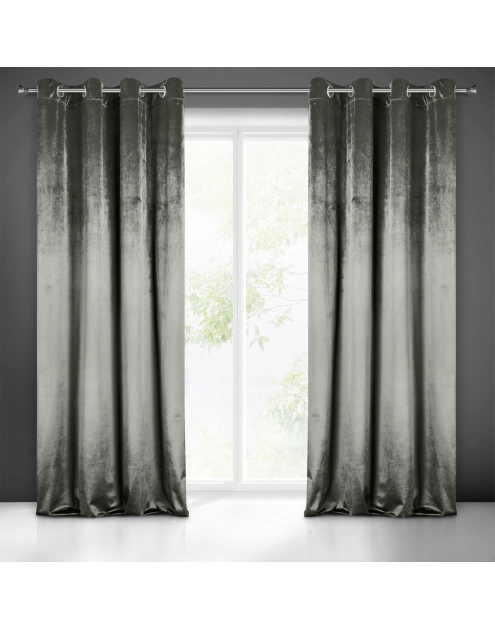 Zdjęcie: Zasłona gotowa Sarah 140x250 cm szary EUROFIRANY