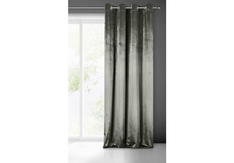 Zdjęcie: Zasłona gotowa Sarah 140x250 cm szary EUROFIRANY