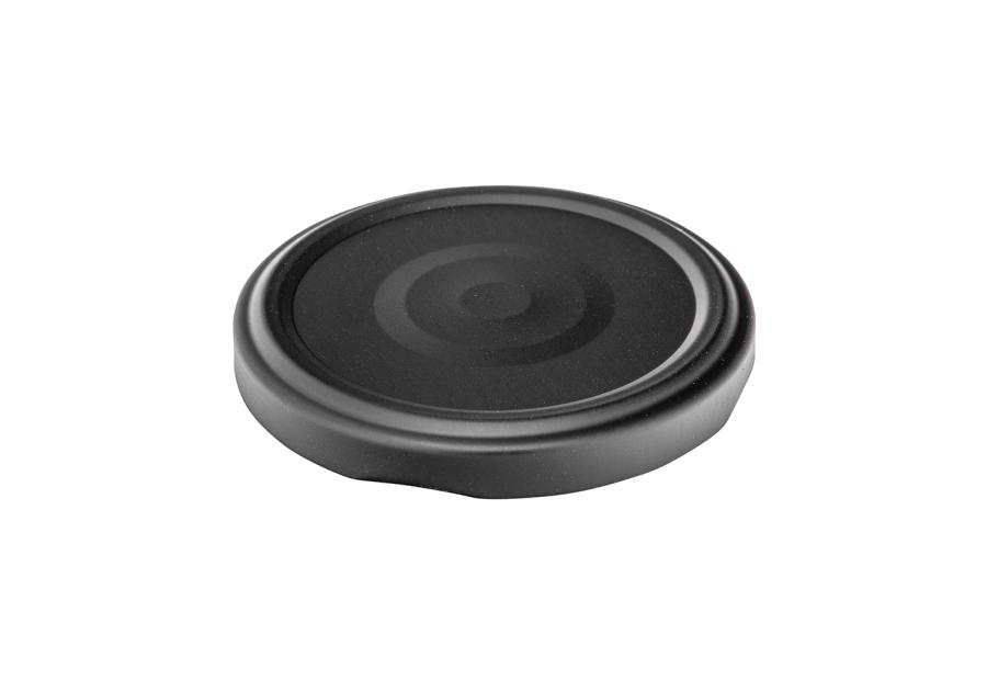 Zdjęcie: Komplet 10 zakrętek czarnych matowych fi 66 4-zaczepowych SEZON