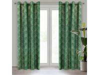 Zdjęcie: Zasłona gotowa Goja 140 x 250 cm zielony EUROFIRANY