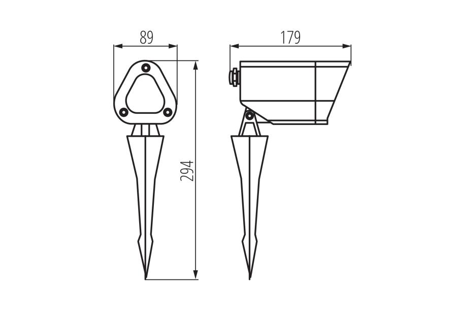 Zdjęcie: Oprawa ogrodowa Vora SP 20 GR KANLUX
