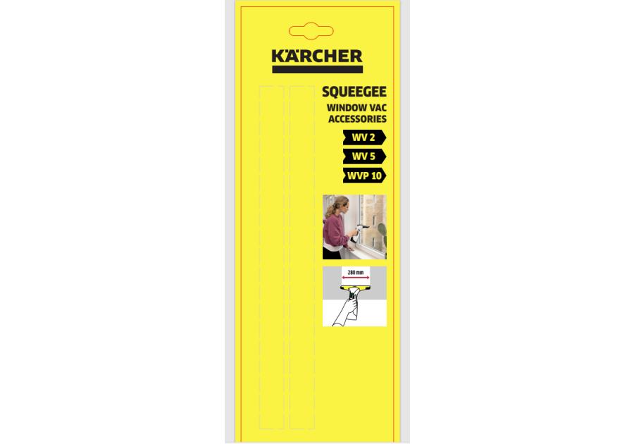 Zdjęcie: Listwy ściągające do myjki WV 50 - 28 cm - 2 szt. KARCHER