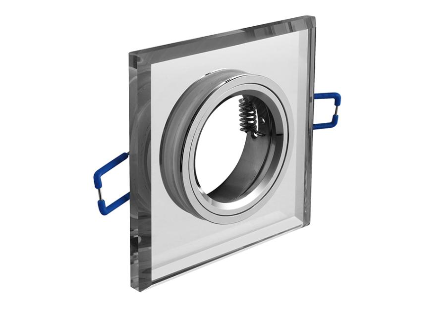 Zdjęcie: Oprawa sufitowa punktowa Brillante biały kryształ kwadrat GTV