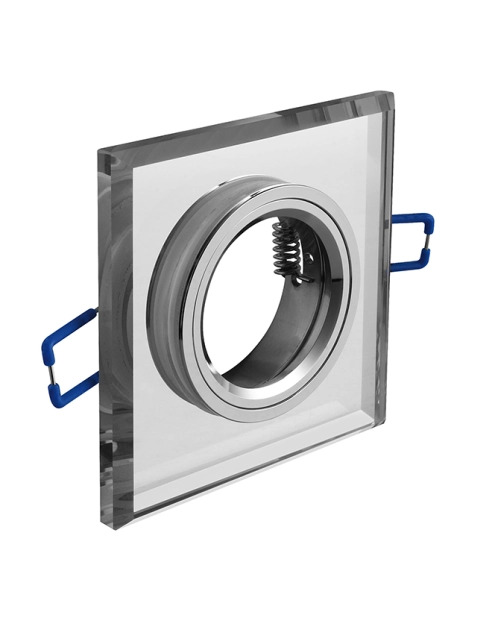 Zdjęcie: Oprawa sufitowa punktowa Brillante biały kryształ kwadrat GTV