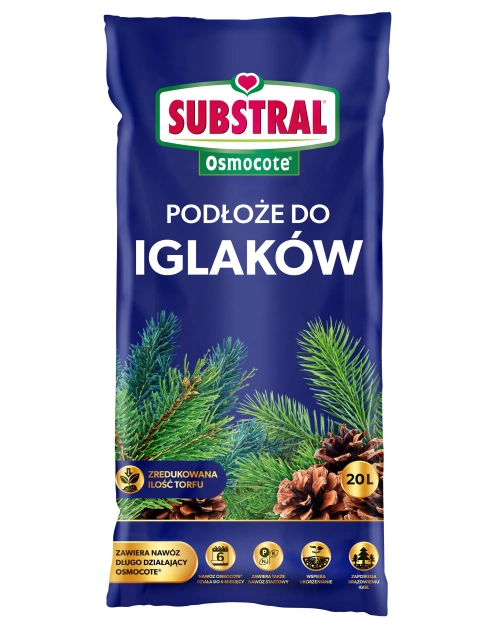Zdjęcie: Gotowe podłoże Osmocote do Iglaków 20 L SUBSTRAL