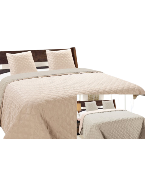 Zdjęcie: Narzuta Vigo II 180x220+2/40 cm 013 pink-light silver EUROMAT