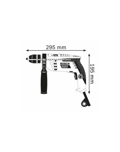 Zdjęcie: Wiertarka udarowa GSB 1600 RE 701 W BOSCH