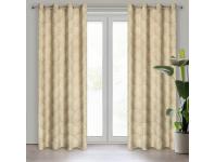 Zdjęcie: Zasłona gotowa Goja 140 x 250 cm kremowy EUROFIRANY