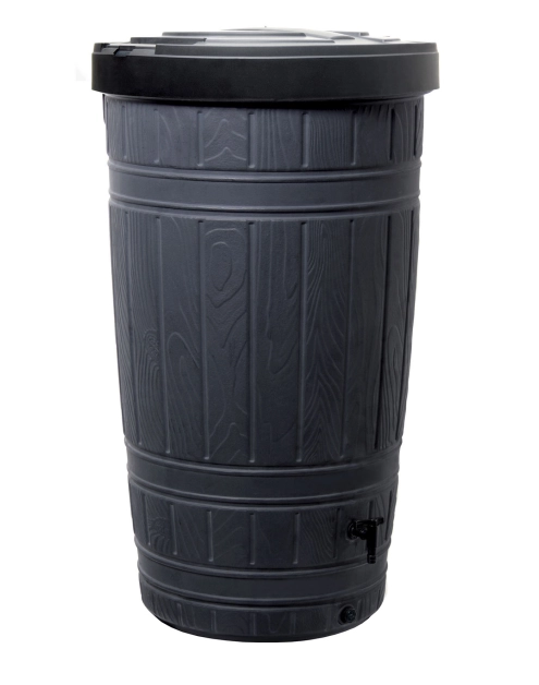 Zdjęcie: Pojemnik na deszczówkę Woodcan czarny 265 L PROSPERPLAST