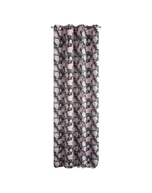 Zdjęcie: Zasłona gotowa Bellis 135x250 cm czarny EUROFIRANY
