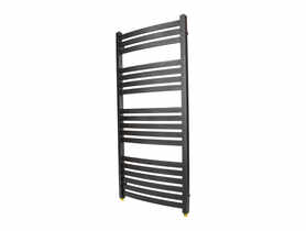 Grzejnik łazienkowy PSB Lupo 106x53 cm 570 W czarny grafit RADECO