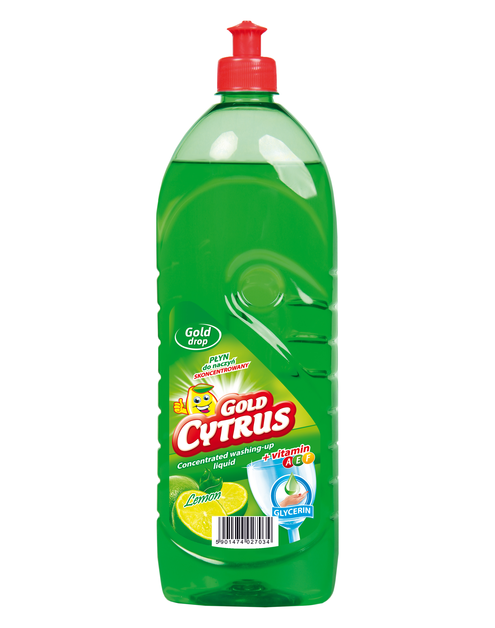 Zdjęcie: Płyn do mycia naczyń 1 L zielona cytryna GOLD CYTRUS