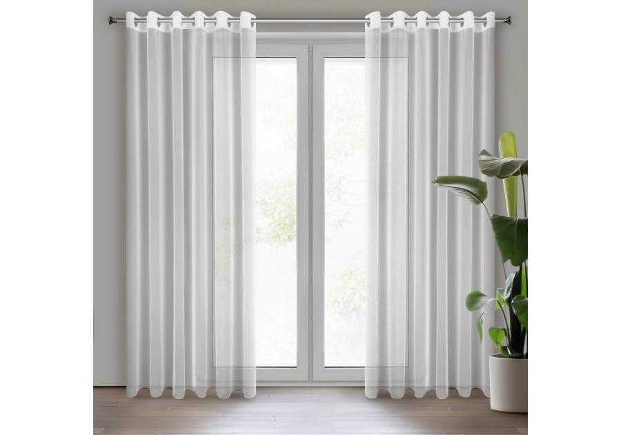 Zdjęcie: Firana gotowa Esel 135x250 cm biały EUROFIRANY