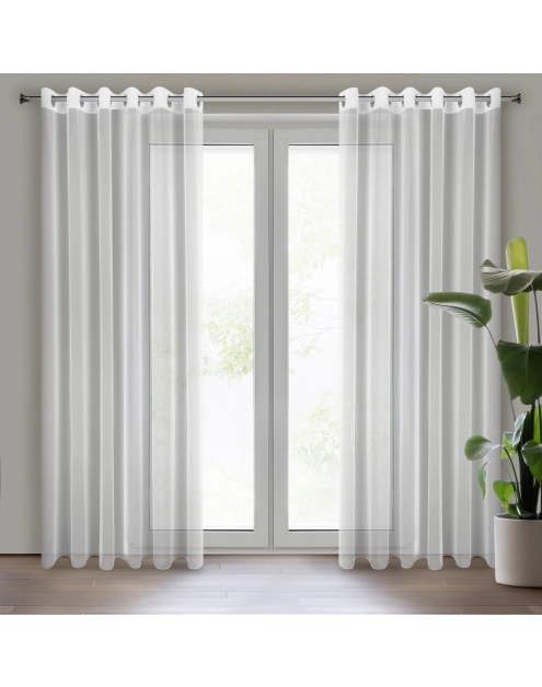 Zdjęcie: Firana gotowa Esel 135x250 cm biały EUROFIRANY