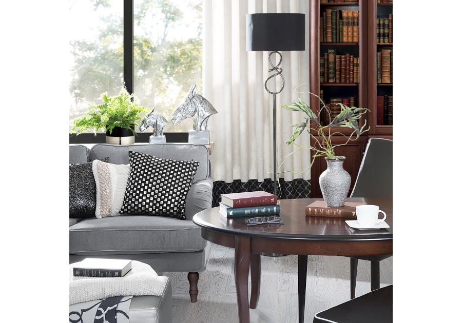 Zdjęcie: Wazon dekoracyjny Althea 19x19x19 cm srebrny EUROFIRANY