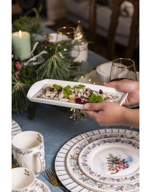 Zdjęcie: Taca Magia Świąt 27,5x13x2,5 cm prostokatna ALTOMDESIGN
