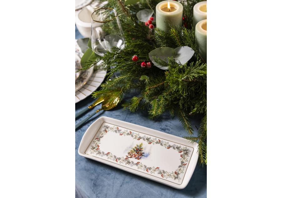 Zdjęcie: Taca Magia Świąt 27,5x13x2,5 cm prostokatna ALTOMDESIGN