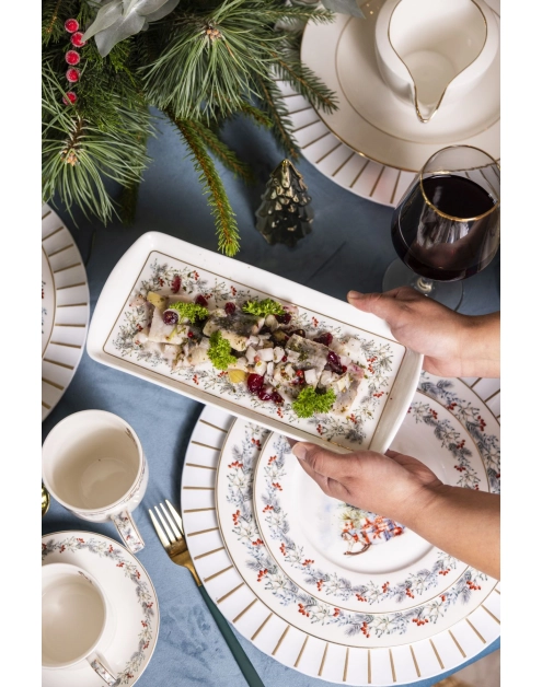 Zdjęcie: Taca Magia Świąt 27,5x13x2,5 cm prostokatna ALTOMDESIGN