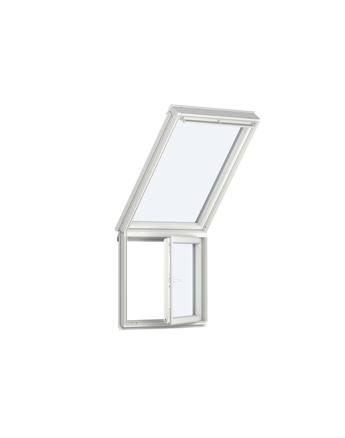 Zdjęcie: Okno kolankowe VFB 3068 drewniane otwierane na prawo, 78x95 cm VELUX