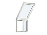 Zdjęcie: Okno kolankowe VFB 3068 drewniane otwierane na prawo, 78x95 cm VELUX