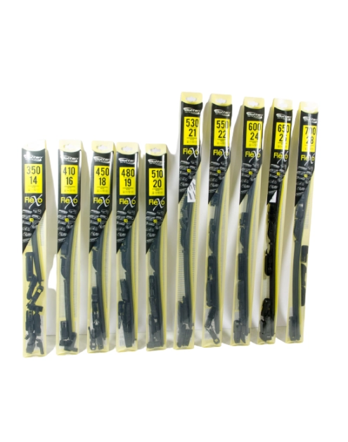 Zdjęcie: Wycieraczka płaska Flexo 65 cm - 26 z 10 adapterami BOTTARI