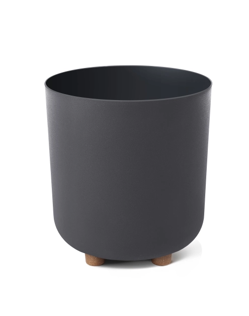 Zdjęcie: Donica Sofia 24 cm antracytowa LAMELA PLASTIC