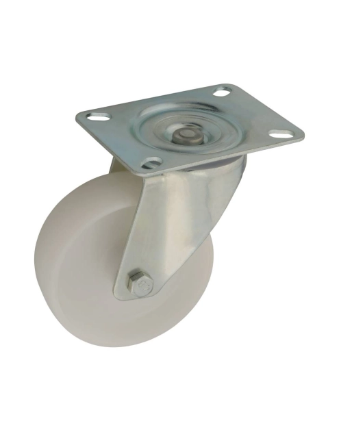 Zdjęcie: Zestaw jezdny koło poliamidowe 100 mm, 100 kg, płyta obrotowa METRO