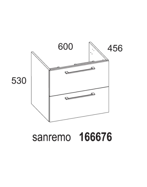 Zdjęcie: Szafla podumywalkowa Modo 60 cm sanremo D4702 ELITA