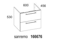 Zdjęcie: Szafla podumywalkowa Modo 60 cm sanremo D4702 ELITA