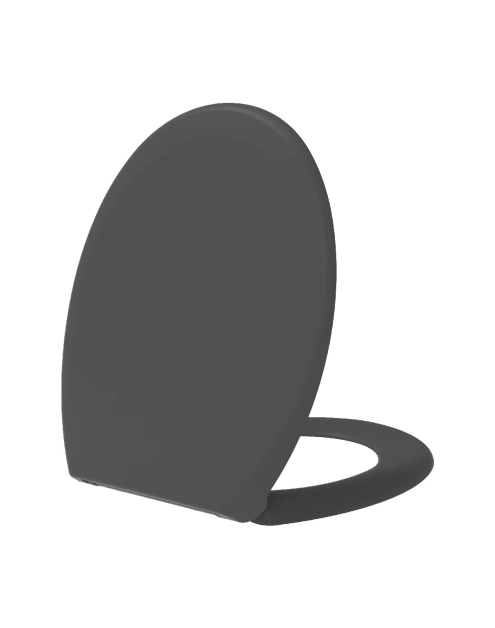 Zdjęcie: Deska sedesowa wolnoopadająca wypinana szary mat STINNEA