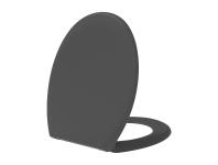 Zdjęcie: Deska sedesowa wolnoopadająca wypinana szary mat STINNEA