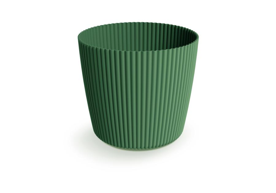 Zdjęcie: Doniczka Milly Round zielona pinia, wysokość 9,5 cm PROSPERPLAST