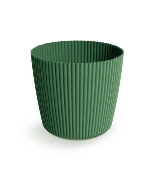 Zdjęcie: Doniczka Milly Round zielona pinia, wysokość 9,5 cm PROSPERPLAST