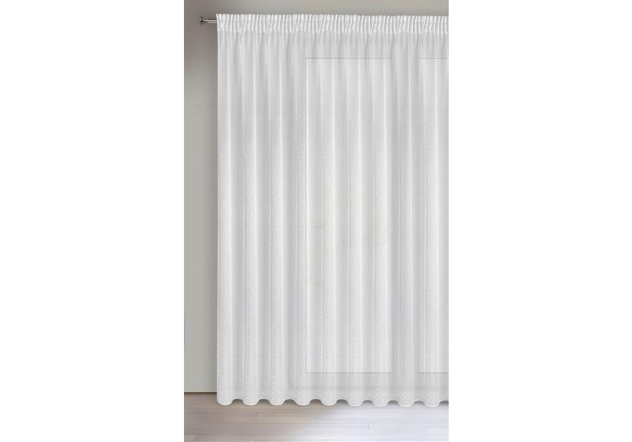 Zdjęcie: Firana gotowa Sibel na taśmie 400x250 cm biały EUROFIRANY