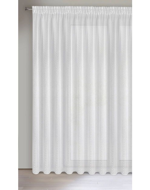 Zdjęcie: Firana gotowa Sibel na taśmie 400x250 cm biały EUROFIRANY