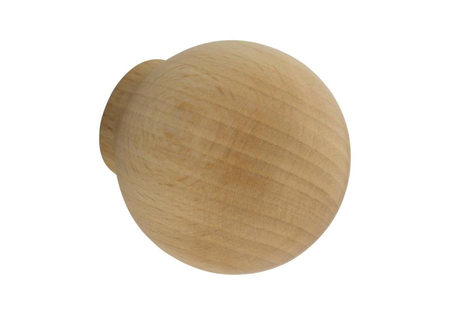 Zdjęcie: Gałka meblowa GD44 z mufą fi 35 drewno buk GAMET