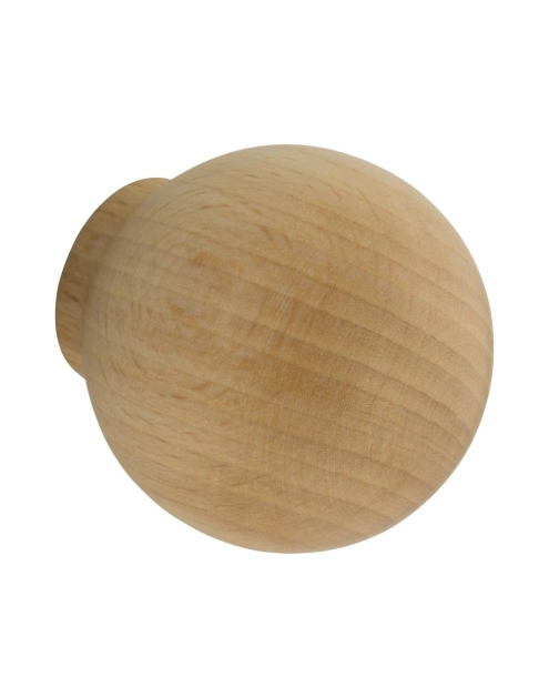 Zdjęcie: Gałka meblowa GD44 z mufą fi 35 drewno buk GAMET