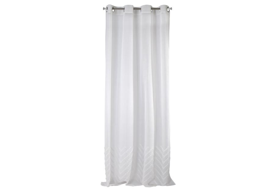Zdjęcie: Zasłona gotowa D91 Diane 140x250 cm biały EUROFIRANY