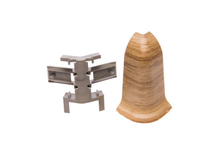 Zdjęcie: Zakończenia do listwy Classic narożnik zewnętrzny 2 sztuki NZ RAK Wiąz Kanadyjski Mat CEZAR