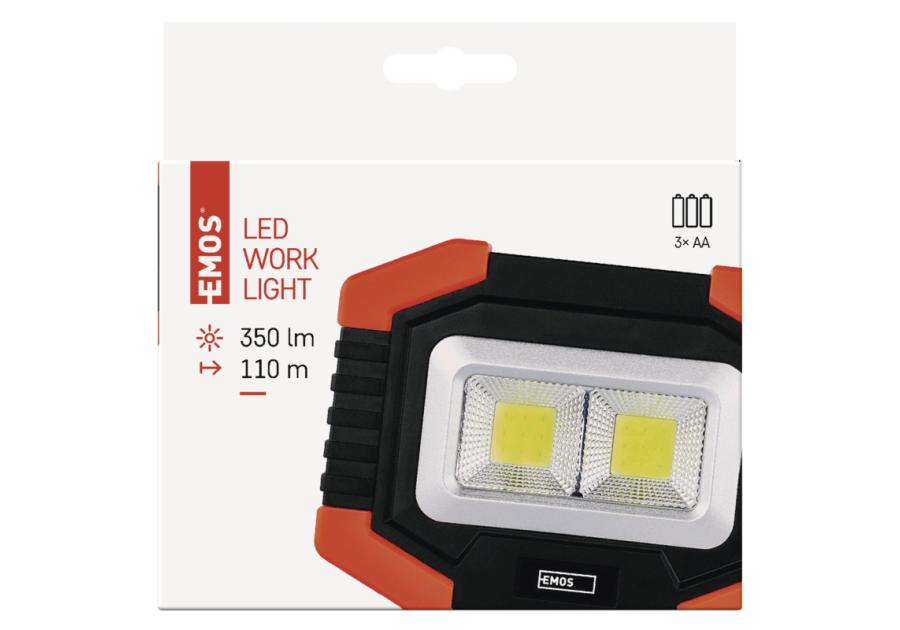 Zdjęcie: Naświetlacz LED Cob 350 lm 3xAA EMOS
