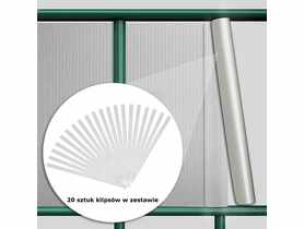 Taśma ogrodzeniowa PVC 450g/m2 szara GUTTA